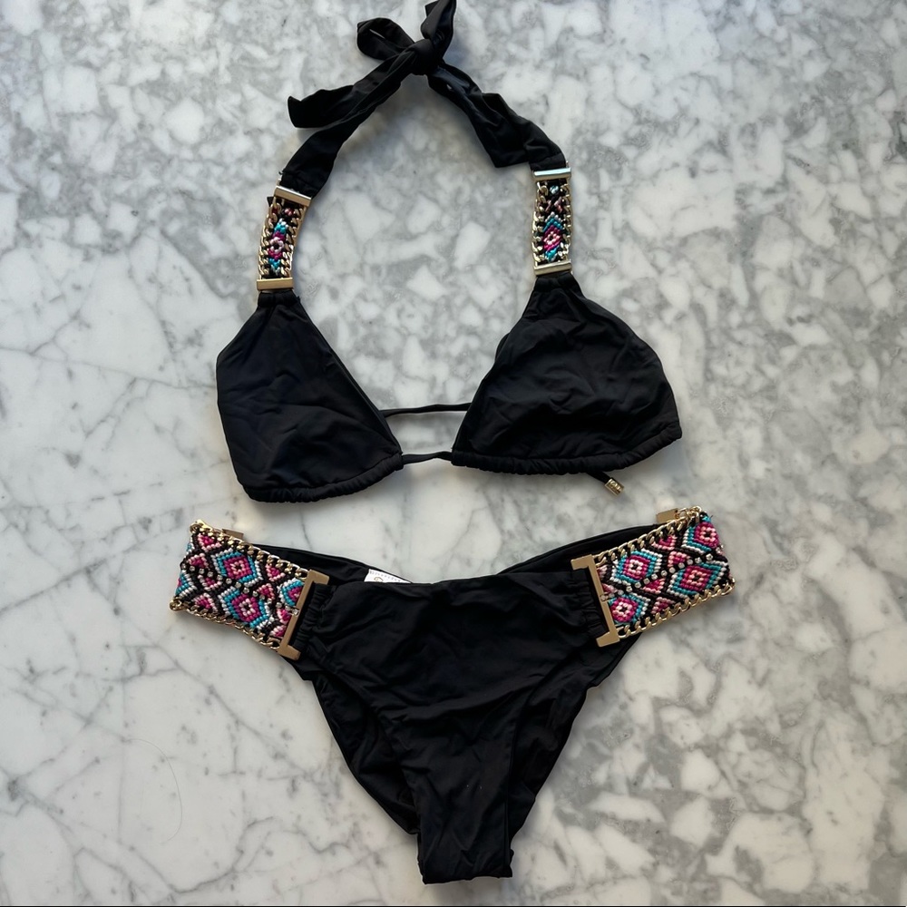 Beach Bunny Black Swimsuit- Medium/Large